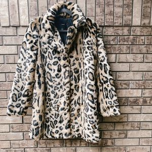 forever 21 leopard coat